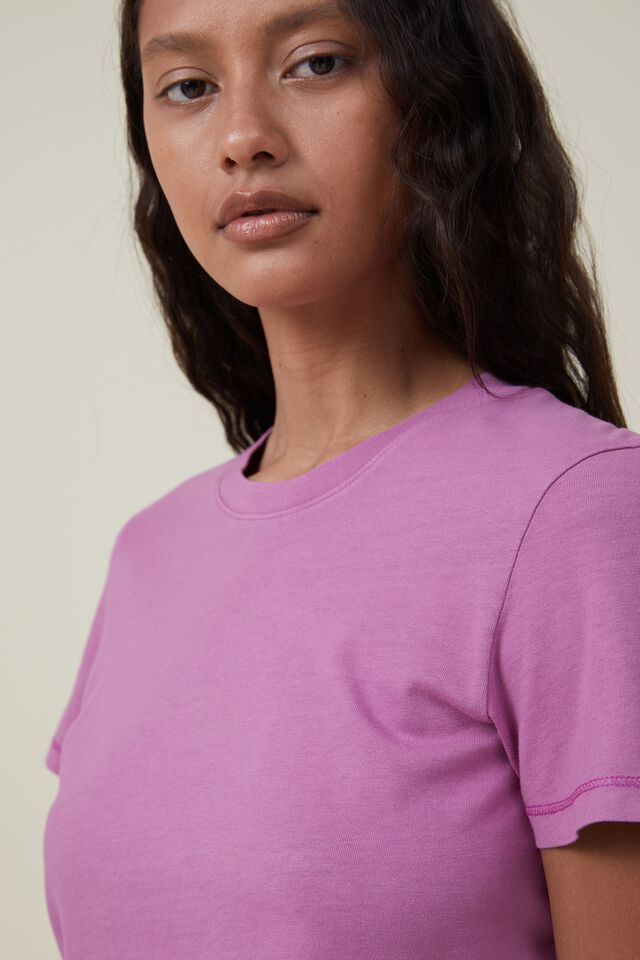 The Baby Tee, WASHED MAGENTA
