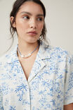 Haven Short Sleeve Shirt, TROPICAL TOILE PACIFIC BLUE - alternate image 4