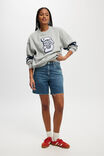 Dallas Cowboys Crew Sweatshirt, LCN DAL DALLAS COWBOYS MEGAPHONE/ GREY MARLE - alternate image 2