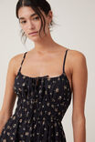 Haven Tiered Mini Dress, COLBY SPRING DITSY BLACK - alternate image 4