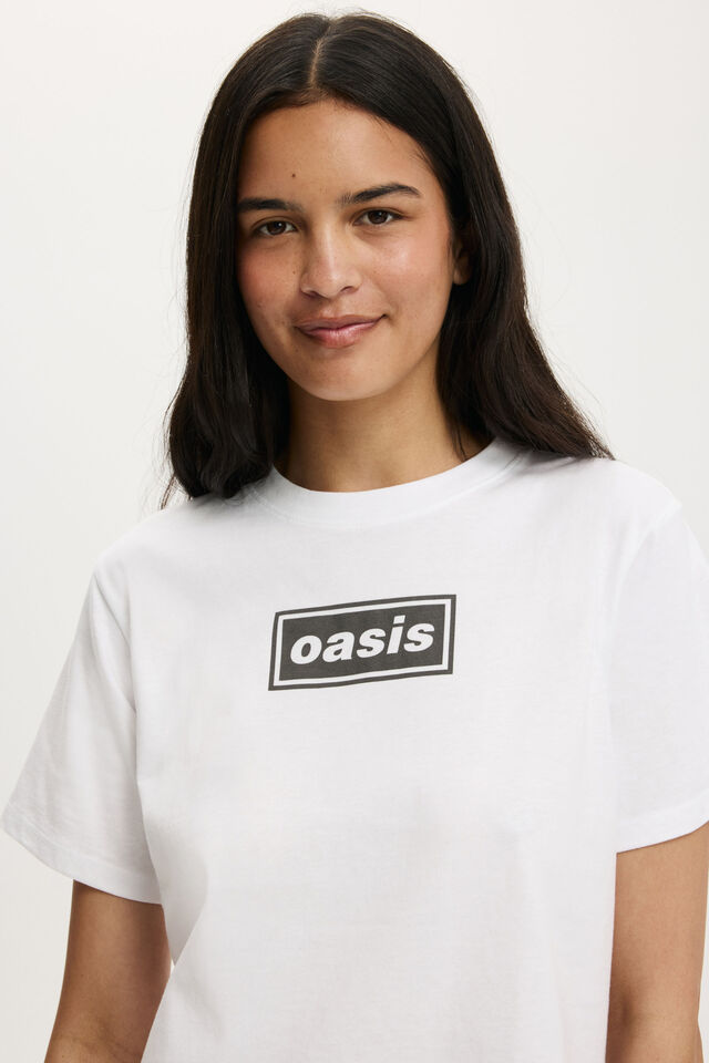The Easy Graphic Tee, LCN OAS OASIS BOX/WHITE
