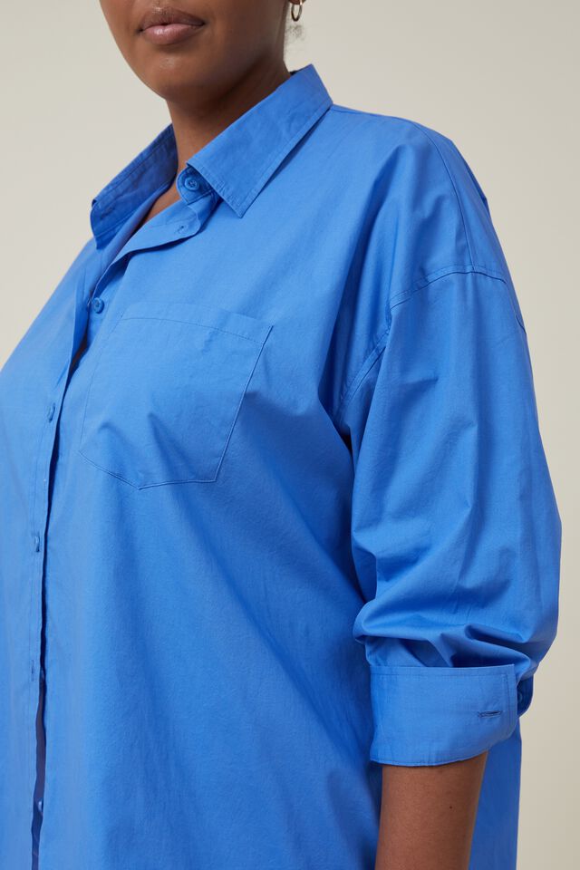 Curve Dad Shirt, ROYAL BLUE