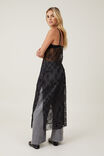 Vestido - Spliced Lace Maxi Dress, BLACK - vista alternativa 3