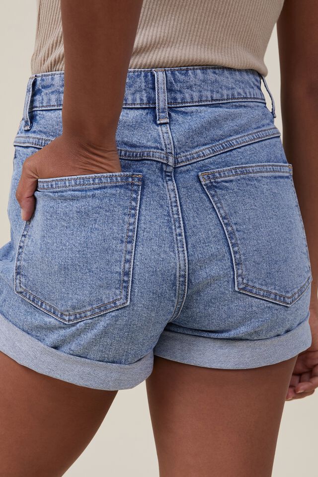 Vintage Mini Jeans For Women Cute Bikini Cheeky Denim Shorts With