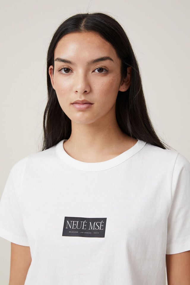 The 91 Classic Graphic Organic Tee, NEUE MUSE/ VINTAGE WHITE