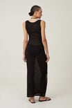 Nova Crochet Maxi Dress, BLACK - alternate image 3