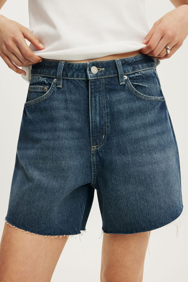 High 90 S Denim Short, PURE BLUE RAW