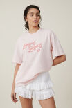 The Boxy Graphic Tee, BISOUS BISOUS/SOFT PINK - alternate image 1