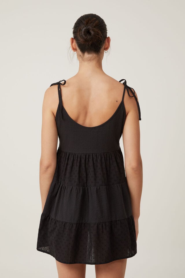 Solstice Mini Dress, BLACK