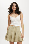 Haven Tiered Mini Skirt, DESERT SAGE - alternate image 1