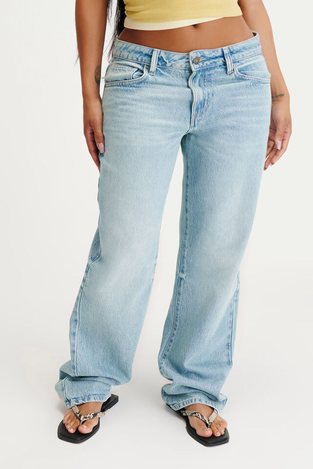 Curvy Low Rise Straight Jean, MALIBU BLUE