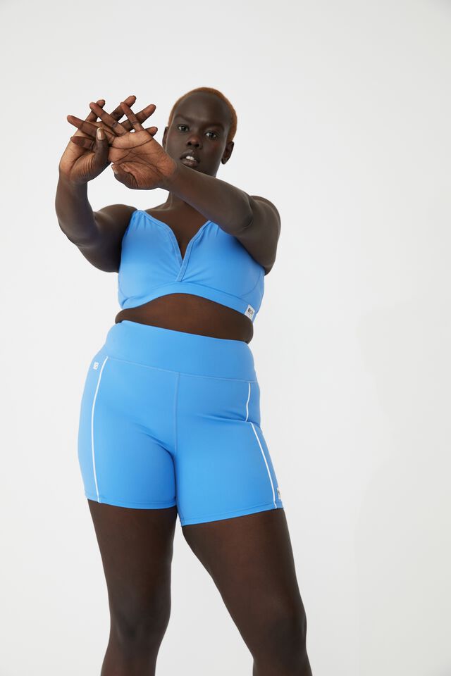 Curve Ultimate Booty Bike Short, TRANQUIL BLUE