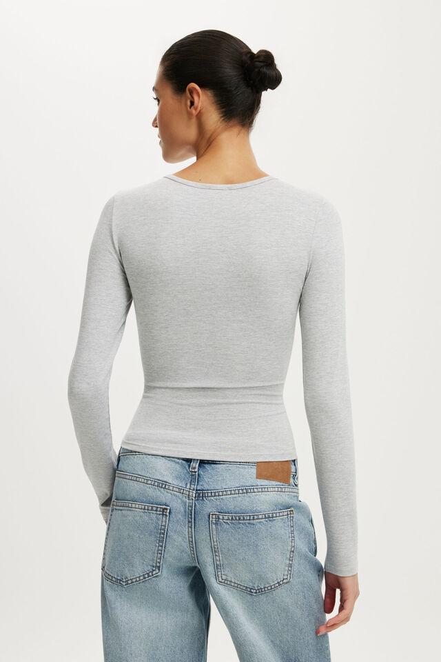 Everyday Smooth Long Sleeve, GREY MARLE