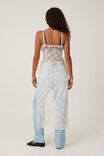 Vestido - Spliced Lace Maxi Dress, COCONUT - vista alternativa 3