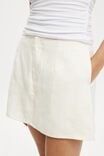 Elle Linen Skort, LEMON ICING - alternate image 4