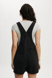 Short Denim Overall, GRAPHITE BLACK - example image 3