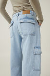 Relaxed Cargo Jean, CRYSTAL BLUE - alternate image 3