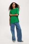 The Boxy Oversized Tee, WASHED IVY LEAF - alternate image 2