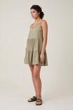 Summer Tiered Mini Dress, DESERT SAGE - alternate image 2