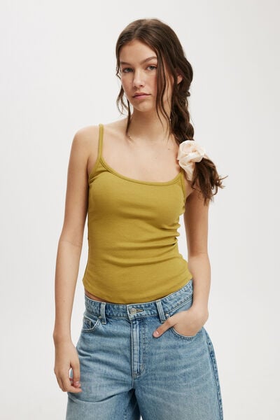 Byron Scoop Cami, OLIVE