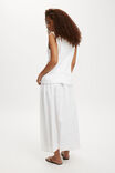 Lea Full Circle Maxi Skirt, WHITE - alternate image 3
