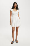 Eddie Corset Mini Dress, WHITE - alternate image 2