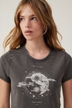 Crop Fit Graphic Tee, HEAD IN THE CLOUDS/GRAPHITE - alternate image 4
