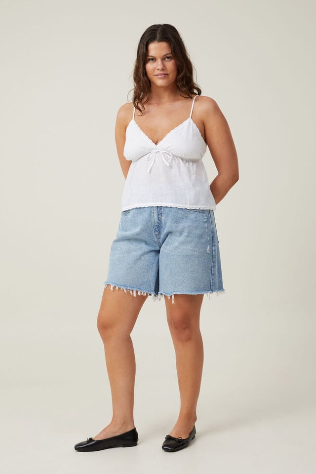 Cotton Lace Cami Top by Cotton On Online, THE ICONIC