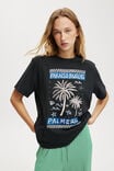 PALM TREE/WASHED BLACK