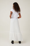 Lennie Tiered Maxi Skirt, WHITE - alternate image 2
