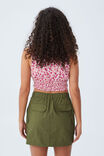 Tie Front Lace Cami, MOLLY MEADOW RICH FUCHSIA - alternate image 3
