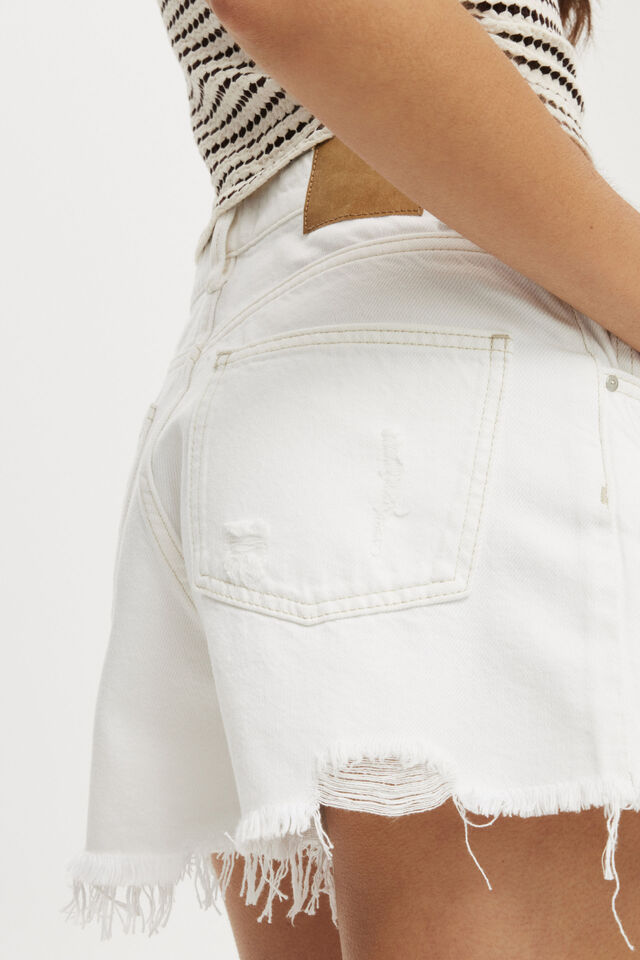 Original Denim Short, VINTAGE WHITE WORN