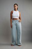 Relaxed Wide Leg Jean, PALM BLUE - alternate image 2