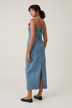 Sloan Denim Midi Dress Asia Fit, JEWEL BLUE - alternate image 3