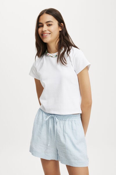 Haven Short, BLUE GINGHAM