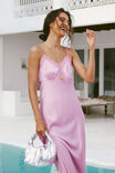 Lace Trim Maxi Dress, LAVENDER SKY - alternate image 4