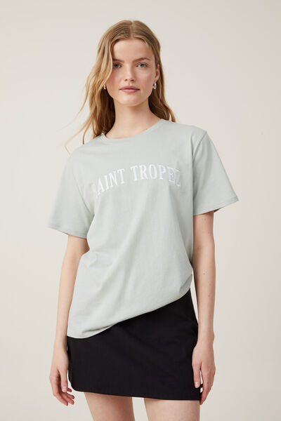 Camiseta - Regular Fit Graphic Tee, SAINT TROPEZ/MEADOW MIST