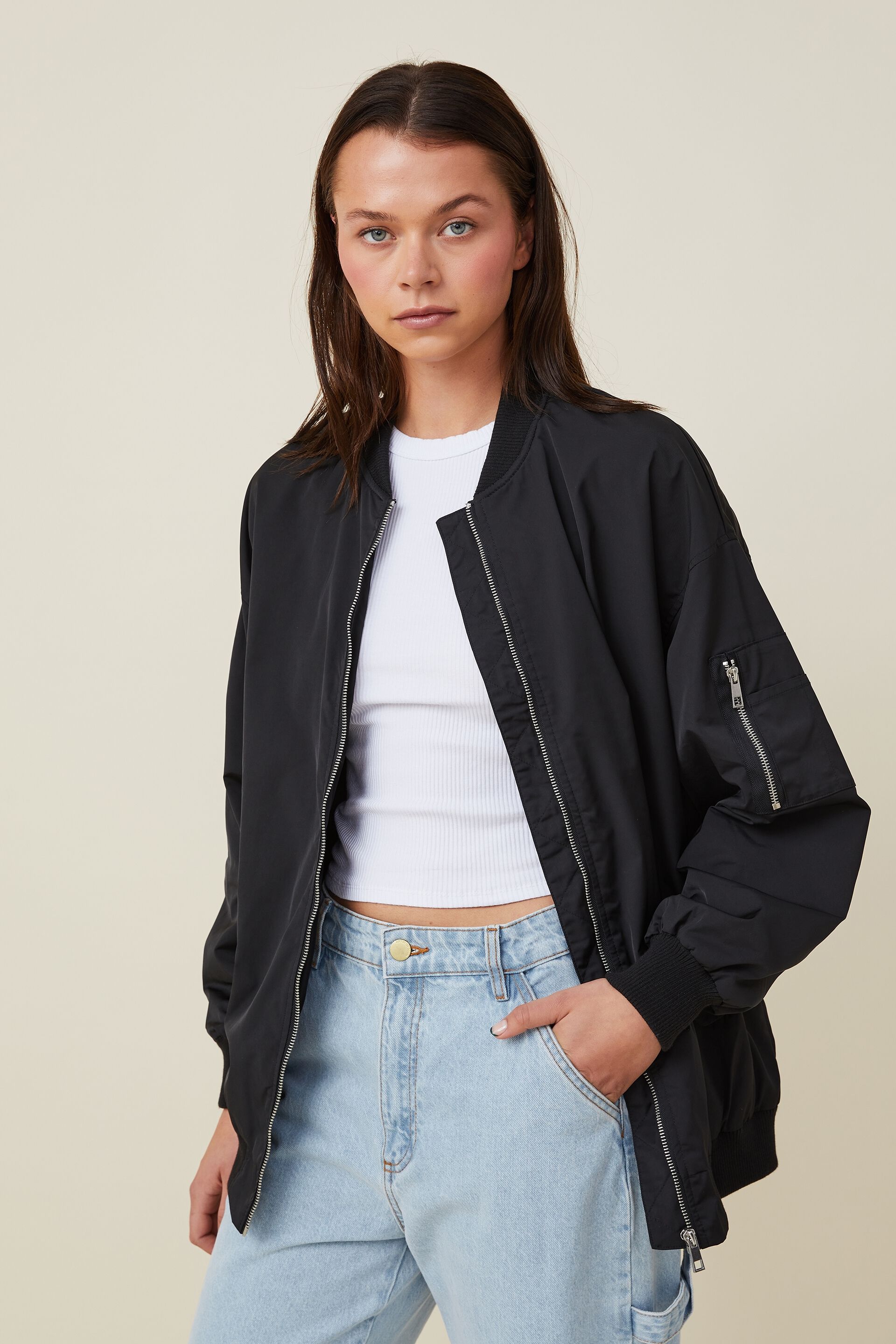 bomber jacket womens oversized