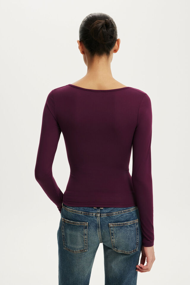 Hold Me Long Sleeve, BLACKBERRY BELLE