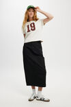 Morgan Utility Maxi Skirt, BLACK - alternate image 1