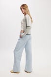 Classic Fleece Wide Leg Sweatpant, COASTAL BLUE - alternate image 2