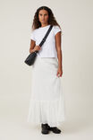Saia - Lennie Tiered Maxi Skirt, WHITE - vista alternativa 1
