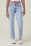 Low Rise Straight Jean Asia Fit, PALM BLUE - alternate image 2