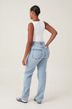 Calça - Curvy Stretch Straight Jean, BONDI BLUE - vista alternativa 2