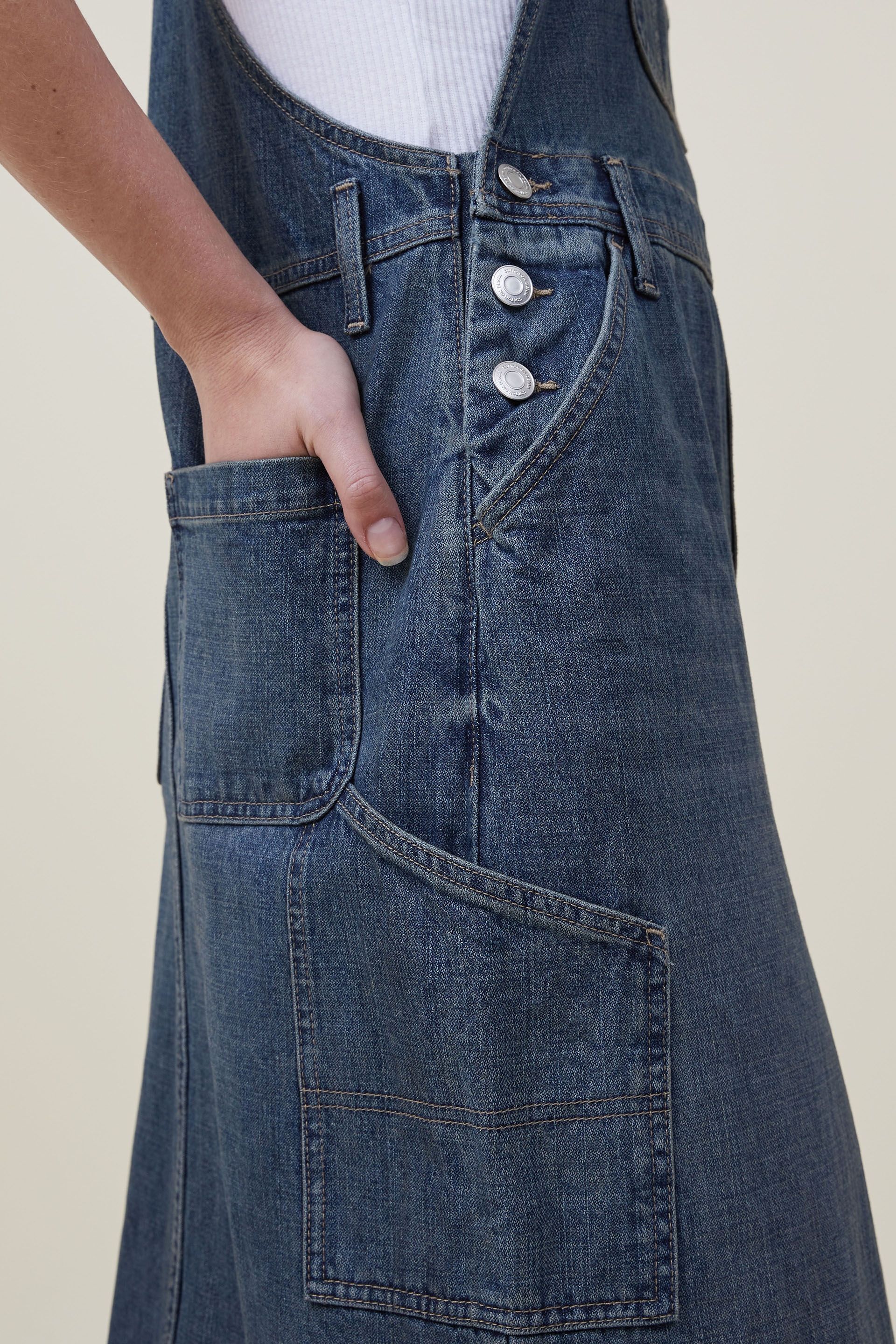 Women's Denim Pants with Pinafore straps – Stylestone