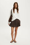 Select Colour: KYLIE PINSTRIPE DARK OAK