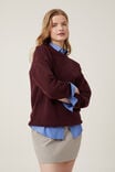 Luxe Pullover, DEEP BERRY - alternate image 1