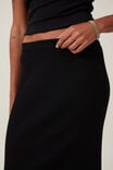 Knit Maxi Skirt, BLACK - alternate image 3