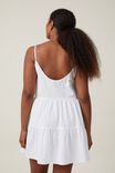 Summer Tiered Mini Dress, WHITE - alternate image 3