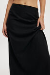 Haven Maxi A-Line Skirt, BLACK - alternate image 4